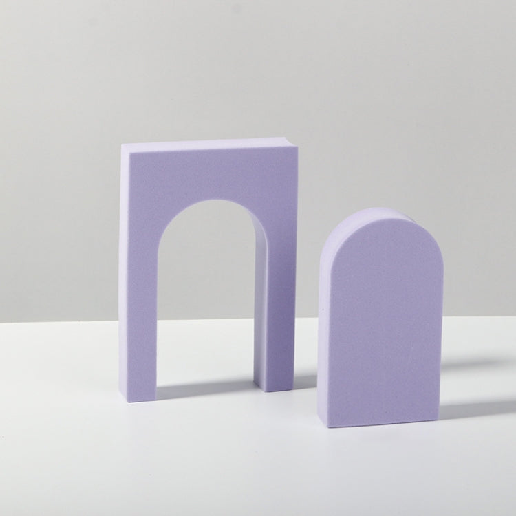 Geometric Cube Solid Color Photography Photo Background Table Shooting Foam Props, 10 x 6cm Cylinder, Cuboid Doo, 7.6 x 6cm Cylinder
