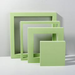 Geometric Cube Solid Color Photography Photo Background Table Shooting Foam Props, Cube Embedded Combo Kits, 2 x Door Combo Kits