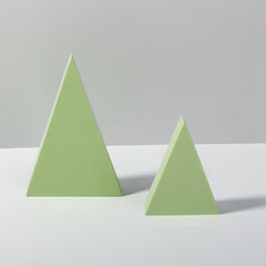 Geometric Cube Solid Color Photography Photo Background Table Shooting Foam Props, 2 x Triangles Combo Kits, 7cm Round Ball + 5cm Round Ball, Cuboid Door Combo Kits