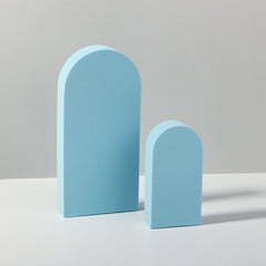 Geometric Cube Solid Color Photography Photo Background Table Shooting Foam Props, 2 x Door Combo Kits, 7 x 7 x 6cm Cuboid