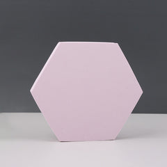 Geometric Cube Solid Color Photography Photo Background Table Shooting Foam Props, 18 x 2cm Hexagon, 2 x Triangles Combo Kits