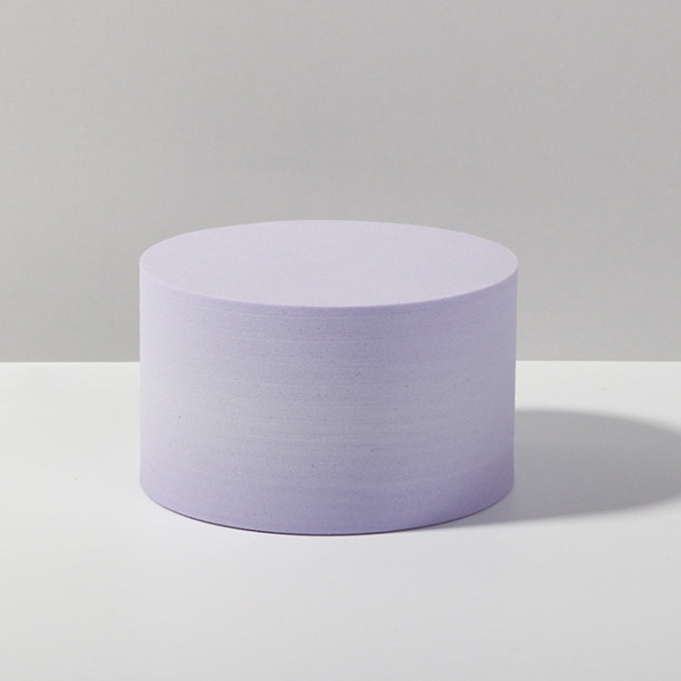 Geometric Cube Solid Color Photography Photo Background Table Shooting Foam Props, 10 x 6cm Cylinder, Cuboid Doo, 7.6 x 6cm Cylinder