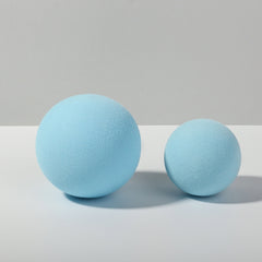 Geometric Cube Solid Color Photography Photo Background Table Shooting Foam Props, 7cm Round Ball + 5cm Round Ball, 7 x 7 x 6cm Cuboid