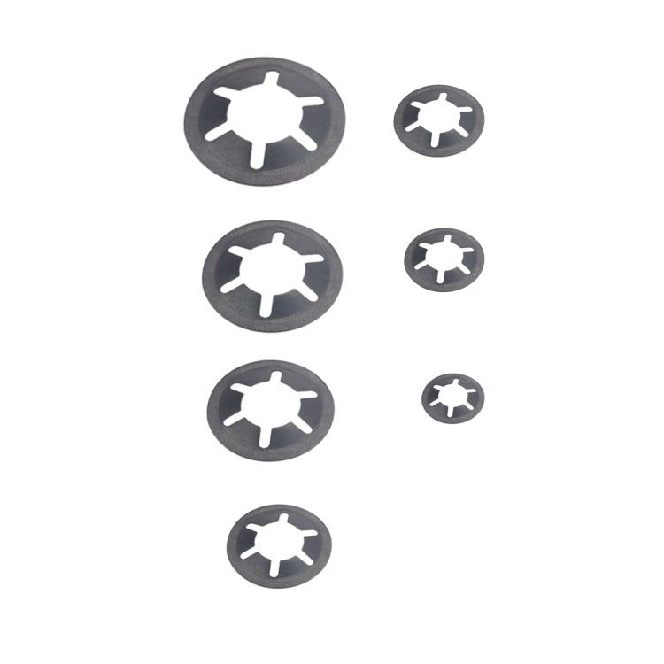 A5706 260 PCS Torx Bearing Clamp Retaining Ring Manganese Steel Quick Speed Locking Washer, A5706
