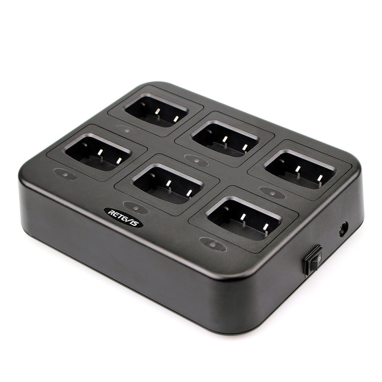 RETEVIS RTC777 Six-Way Walkie Talkie Charger for Retevis H777,, RTC777 AU Plug, RTC777 US Plug, RTC777 EU Plug, RTC777 UK Plug