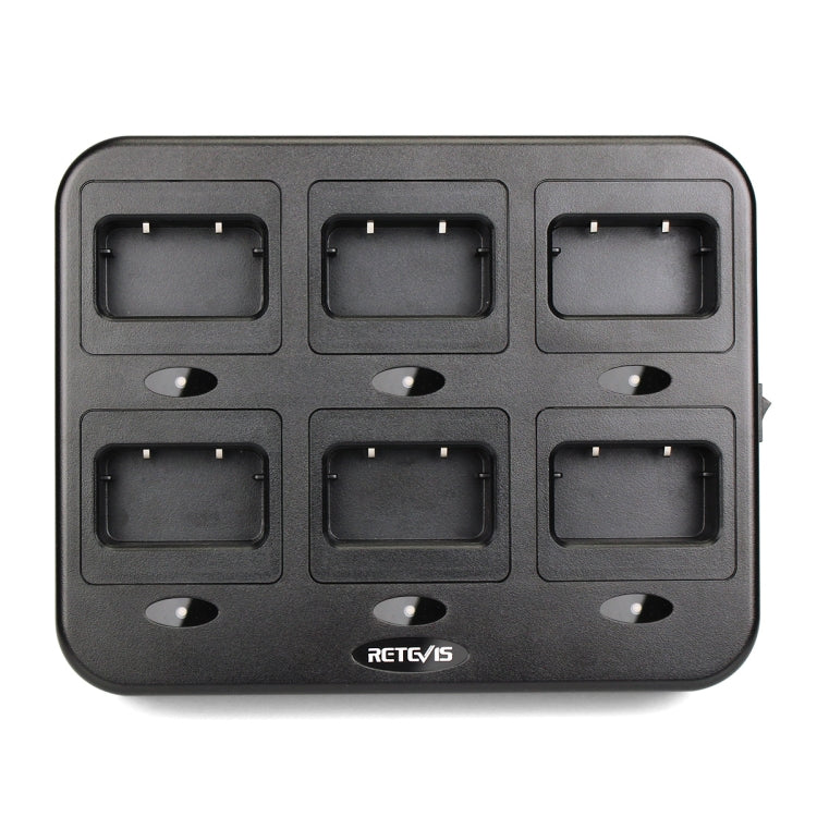 RETEVIS RTC21 Multi-function Six-Way Walkie Talkie Charger for Retevis RT21/RT24,, RTC21 EU Plug, RTC21 US Plug