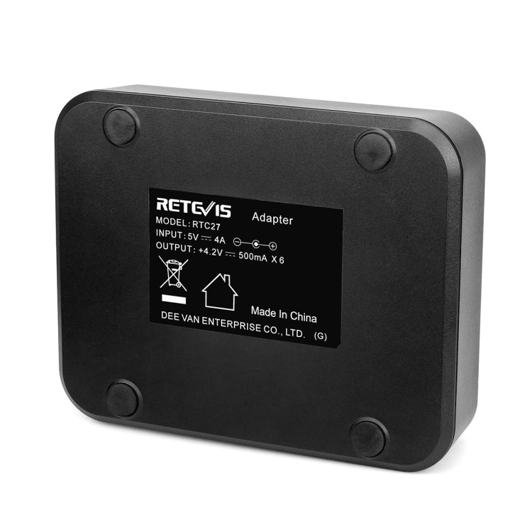 RETEVIS RTC27 Multi-function Six-Way Walkie Talkie Charger for Retevis RT27,, RTC27 EU Plug, RTC27 US Plug