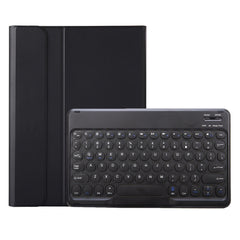 YA11B 2021 Detachable Lambskin Texture Round Keycap Bluetooth Keyboard Leather Case with Pen Slot & Stand, For iPad Pro 11 2021 / Air4 / Air5 / Pro 11