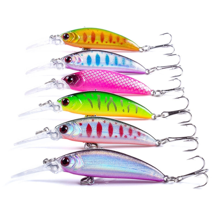 HENGJIA Long Throw Bionic Cocked Mouth Fake Bait Fishing Three-jaw Treble Hooks, 10 PCS 6, 10 PCS 1, 10 PCS 2, 10 PCS 3, 10 PCS 4, 10 PCS 5