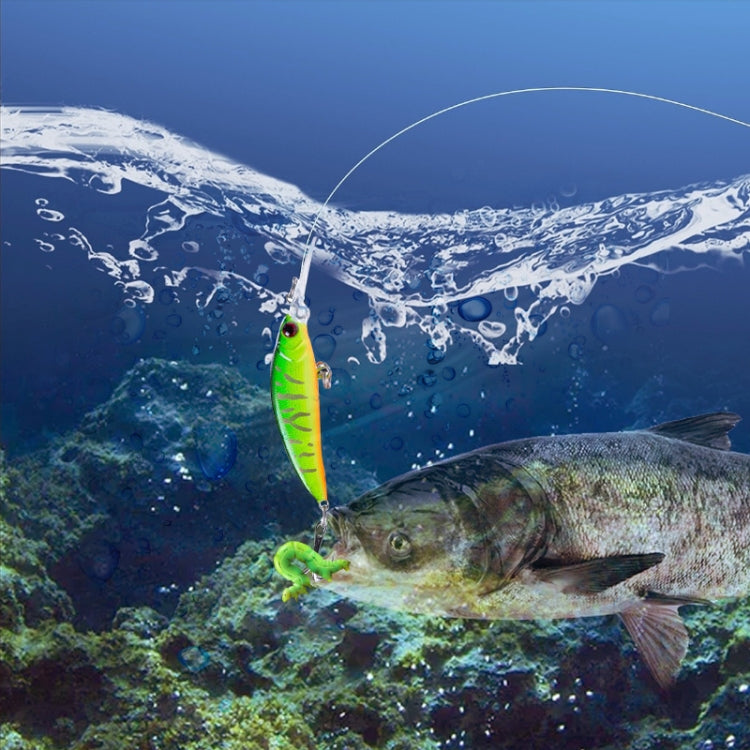 HENGJIA Long Throw Bionic Cocked Mouth Fake Bait Fishing Three-jaw Treble Hooks, 10 PCS 6, 10 PCS 1, 10 PCS 2, 10 PCS 3, 10 PCS 4, 10 PCS 5