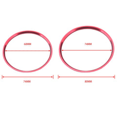 5 PCS Car Air Conditioner Air Outlet Decorative Ring for Mercedes-Benz, A5819-01, A5819-02, A5819-03