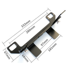 ZL-2052 Car Universal Children Safety Seat ISOFIX Interface Bracket Latch Retainer, ZL-2052