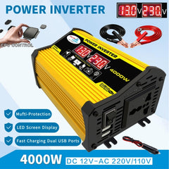 Legend II Generation 12V to 220V 300W Car Power Inverter, 12V to 220V
