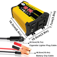 Legend II Generation 12V to 220V 300W Car Power Inverter, 12V to 220V