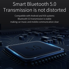 BC52 QC3.0 Fast Charging Car Colorful Atmosphere Light Bluetooth MP3 Player FM Transmitter, BC52