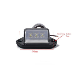 A5662  Truck Trailer Lorry 12V 3LEDs Number Licence Plate Light Rear Tail Lamp, A5662