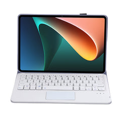 AN05-A Ultra-thin Detachable Lambskin Texture TPU Bluetooth Keyboard Leather Case with Holder & Touchpad For Xiaomi Pad 5 / 5 Pro, A0N5-A