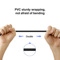 60W 3A USB-C / Type-C Male to USB-C / Type-C Elbow PD Fast Charging Magic Belt Cable, 0.5m, 1m, 2m
