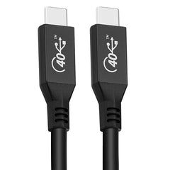 100W USB-C / Type-C 4.0 Male to USB-C / Type-C 4.0 Male Full-function Data Cable for Thunderbolt 3, 0.5m, 0.8m, 1m
