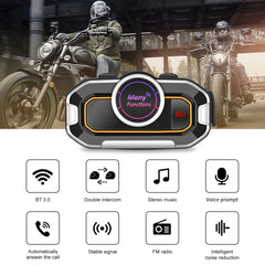 V9 Pro Motorcycle Helmet Bluetooth Walkie-talkie Support FM, Helmet Bluetooth Walkie-talkie