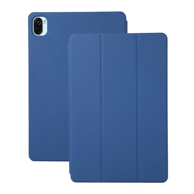 Solid Color Magnetic Horizontal Flip Leather Case with Holder, For Xiaomi Pad 5 / Pad 5 Pro