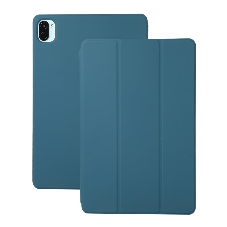 Solid Color Magnetic Horizontal Flip Leather Case with Holder, For Xiaomi Pad 5 / Pad 5 Pro