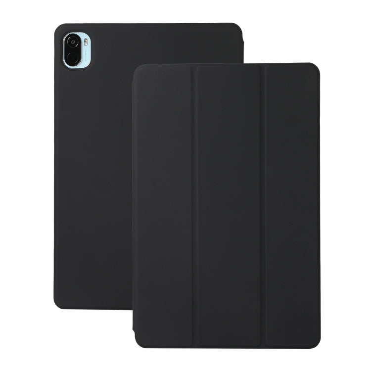 Solid Color Magnetic Horizontal Flip Leather Case with Holder, For Xiaomi Pad 5 / Pad 5 Pro