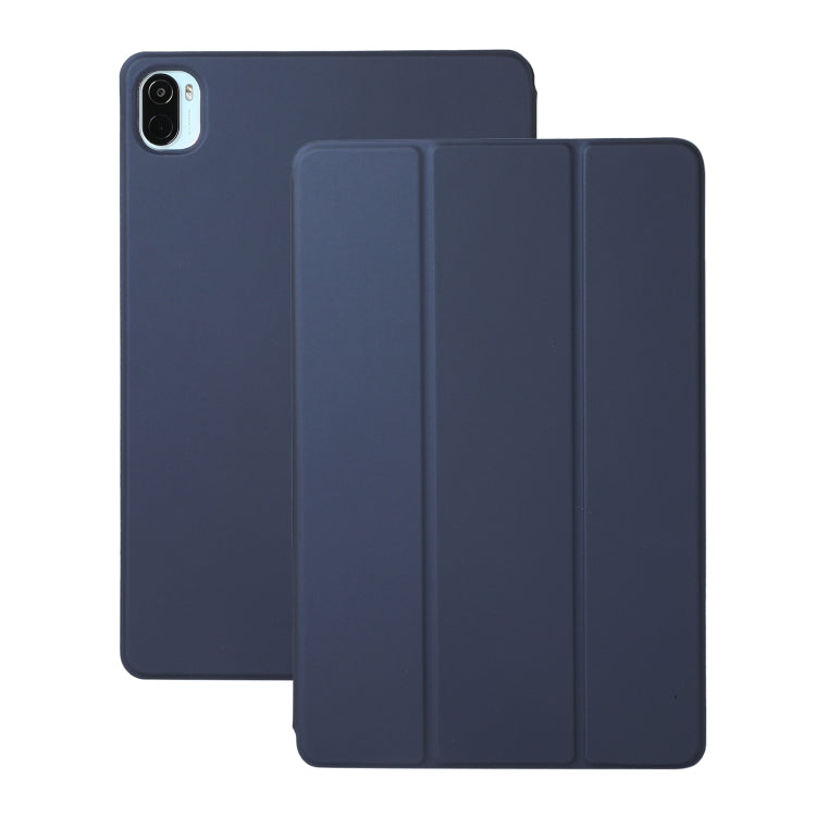 Solid Color Magnetic Horizontal Flip Leather Case with Holder, For Xiaomi Pad 5 / Pad 5 Pro