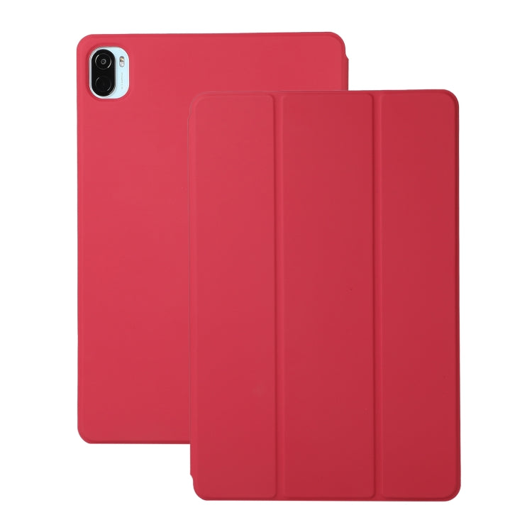 Solid Color Magnetic Horizontal Flip Leather Case with Holder, For Xiaomi Pad 5 / Pad 5 Pro