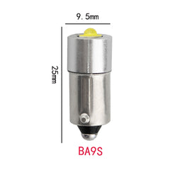 BA9S 3W 1 LED 3535 SMD 150-200 LM LED Flashlight, 6-28V, BA9S White Light, BA9S