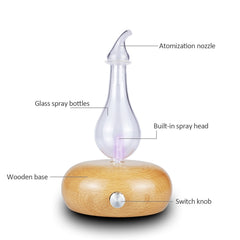Wood Essential Oil Diffuser Aromatherapy Machine, AU Plug, EU Plug, UK Plug, US Plug