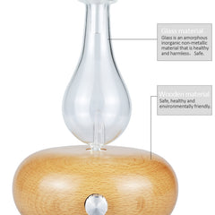 Wood Essential Oil Diffuser Aromatherapy Machine, AU Plug, EU Plug, UK Plug, US Plug