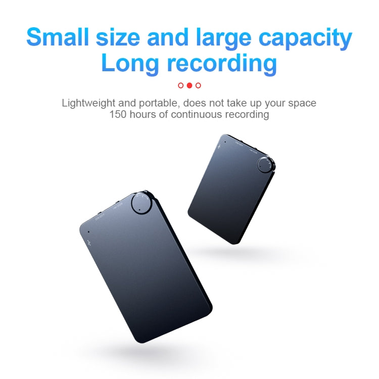 K2 Portable Ultra-thin Card Voice Recorder, 4GB, 8GB, 16GB, 32GB
