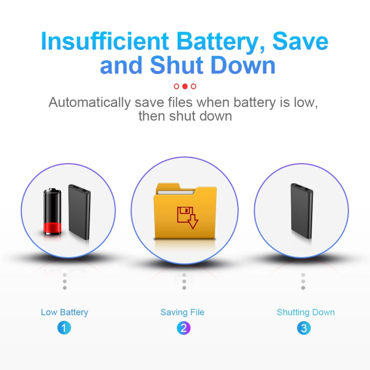 Q1 Intelligent HD Noise Reduction Voice Control Recorder, 8GB, 16GB, 32GB