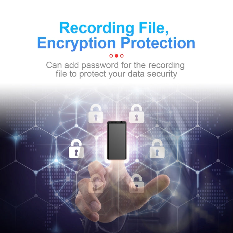 Q1 Intelligent HD Noise Reduction Voice Control Recorder, 8GB, 16GB, 32GB