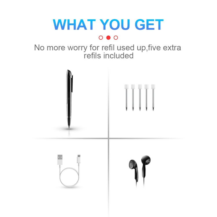 Q9 AI Intelligent High-definition Noise Reduction Conference Recording Pen Voice Control Recorder, 4GB, 8GB, 16GB, 32GB