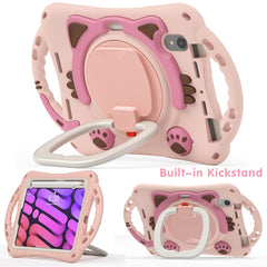 Cute Cat King Kids Shockproof EVA Protective Case with Holder & Shoulder Strap & Handle, For iPad mini 6 / mini 2024, For iPad mini 6