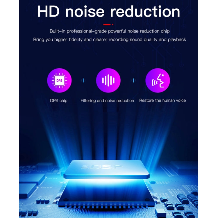 Q39 AI Intelligent High-definition Noise Reduction Voice Control Recorder, 4GB, 8GB, 16GB, 32GB