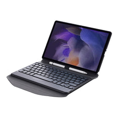 BA08 Diamond Texture Bluetooth Keyboard Leather Case with Triangle Back Support For Samsung Galaxy Tab A8 2021 SM-X205 / SM-X200, BA08