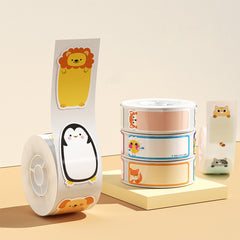 Thermal Printing Label Paper For NiiMbot D101 / D11, 25 x 50mm 130 Sheets Look Here, 25 x 50mm 130 Sheets Cherry Blossom Knot