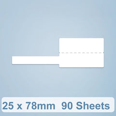 Thermal Label Data Cable Sort Stickers For NiiMbot D101 / D11, 25 x 78mm  90 Sheets White, 25 x 78mm  90 Sheets Red, 25 x 78mm  90 Sheets Yellow