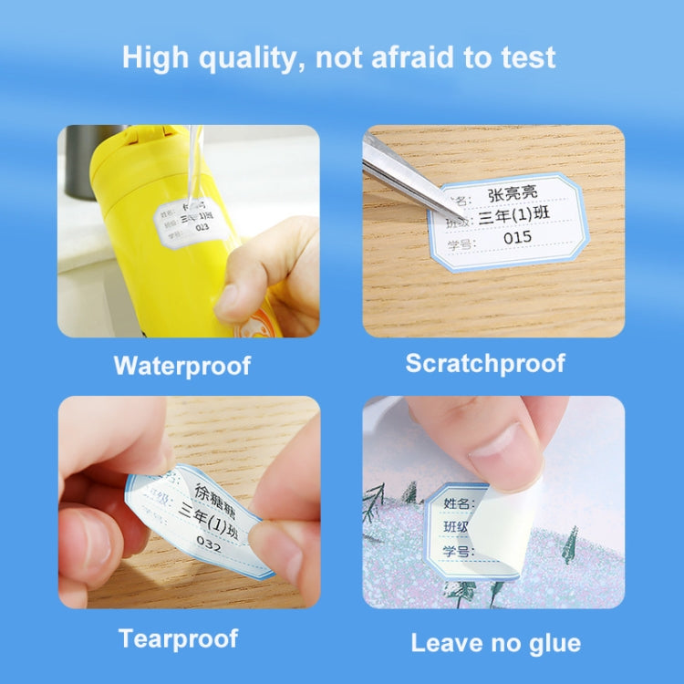 Thermal Label Data Cable Sort Stickers For NiiMbot D101 / D11, 25 x 78mm  90 Sheets White, 25 x 78mm  90 Sheets Red, 25 x 78mm  90 Sheets Yellow