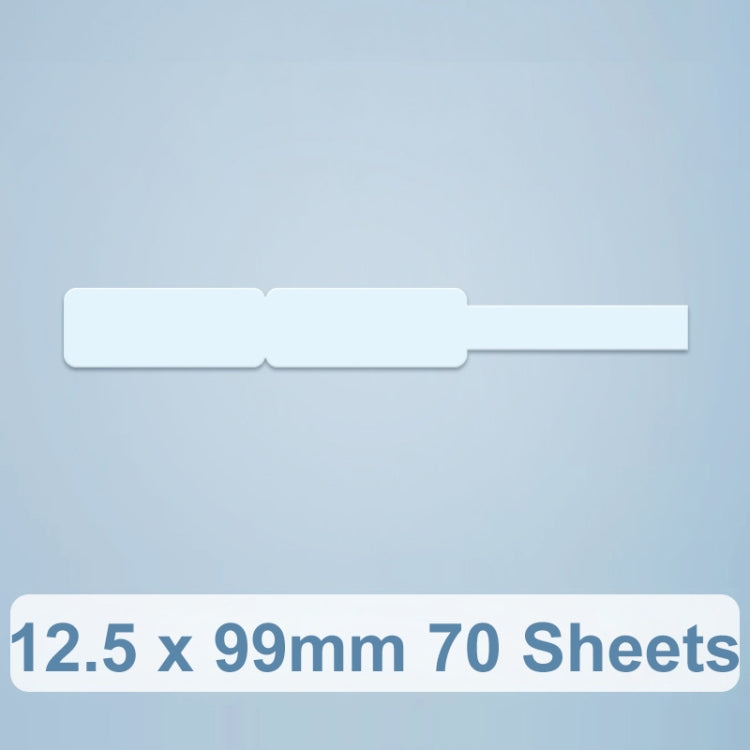 Thermal Label Data Cable Sort Stickers For NiiMbot D101 / D11, 12.5 x 99mm 70 Sheets Lucky You, 12.5 x 99mm 70 Sheets Mint Green, 12.5 x 99mm 70 Sheets Cyan Cloud