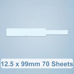 Thermal Label Data Cable Sort Stickers For NiiMbot D101 / D11, 12.5 x 99mm 70 Sheets Lucky You, 12.5 x 99mm 70 Sheets Mint Green, 12.5 x 99mm 70 Sheets Cyan Cloud