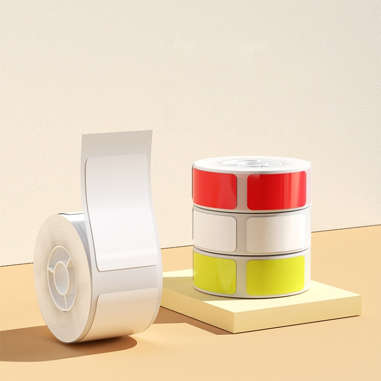 Thermal Printing Label Paper Stickers For NiiMbot D101 / D11, 10 x 25mm 225 Sheets White, 14 x 25mm 240 Sheets White