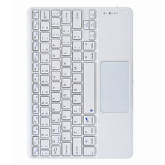 H-102C Touch Bluetooth Keyboard Leather Case with Rear Three-fold Holder, For iPad 10.2 2020 & 2019 / Pro 10.5 inch