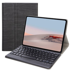 SFGO Tree Texture Bluetooth Keyboard Leather Case, SFGO Black + Black, SFGO Black + White