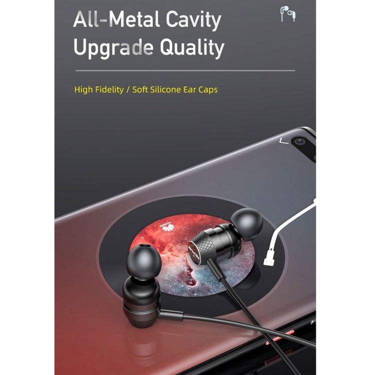 awei TC-5 Type-C / USB-C Mini Stereo In-ear Wired Earphone, TC-5