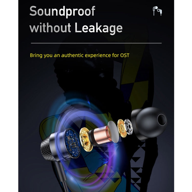 awei TC-5 Type-C / USB-C Mini Stereo In-ear Wired Earphone, TC-5