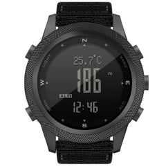 NORTH EDGE APACHE-46 Outdoor Waterproof Men Multifunction Digital Smart Sports Watch, Nylon Strap